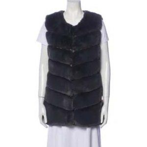 La Fiorentina Faux Fur Vest
